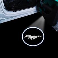 VCLG2 Automobilio Durų Emblemos Šviesa Sveikinimo Lempa Belaidis Lazerinis Projektorius Automobilio Apdaila LED Ford Mustang Fiesta Ghia Focus 2 3 4 Mondeo gray
