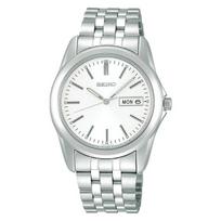 SEIKO SELECTION SCXC007 Men's/Unisex Quartz Watch, White Dial, Stainless Steel white