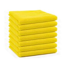 Microfiber Cleaning Cloth 12 Pack Cleaning Rags Cleaning Towels with 4 Color Assorted 11.5 X11.5 (Green/Blue/Yellow/Pink) 12pcs geltona