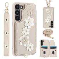 Odinės virvutės rankinė per petį, riešo dirželis, telefono dėklas, skirtas Samsung S25 S24 Plus S23 FE S22 Ultra A55 A54 A53 A35 A34 A15 A13 For Samsung Galaxy S24 Ultra