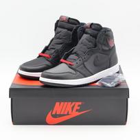 555088-060 Nike Air Jordan 1 Retro High OG Juodi Gym Red Satino Metaliniai (Vyriški) 7.5 black
