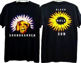 Soundgarden 1994 Black Hole Sun Superunknown Album Promo TShirt Soundgarde Unisex T-Shirt M yellow