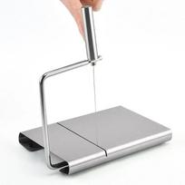 Cheese and Butter Slicers with Wire Cheese Adjustable Cheese Cutter Board  5pcs Replacement Stainless Steel Cutting Wire gray