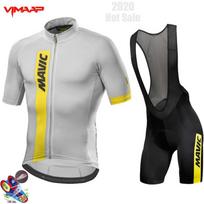 Mavic Mens Cycling Jersey Bib Shorts Set Breathable Road Bike Apparel Outdoor Ride S