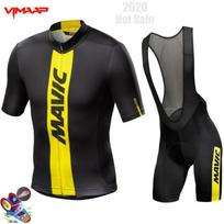 Mavic Mens Cycling Jersey Bib Shorts Set Breathable Road Bike Apparel Outdoor Ride XXL