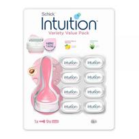 Costco Schick Intuition Hair Removal Set 1 Device + 9 Blades white