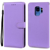 S9/S9 Plus dėklas Samsung Galaxy S9 dėklui G960F odinis piniginės atlenkiamas viršelis Samsung Galaxy S9+ S 9 Plus G965 Coque telefono dėklas For Samsung S9 Plus šviesiai violetinė spalva
