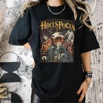 Hocus Pocus Sanderson Sisters Retro Halloween Movie T-Shirt S-5XL S gray