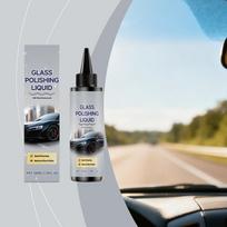 Glass Polishing Fluid - Cleans oil stains glass surfaces  suitable for all types of car and windshields. 100ml One Size white