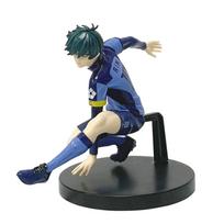 Blue 13cm Lock Anime Figure Blue Football Uniform Nagi Seishirou Action Figure Itoshi Rin Figurine PVC Collection Model Doll Toy gray