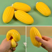 Simulation Corn Squishy Toy, Soft Slow Rebound Stress Relief, Cute Food Squeeze Fidget for Adults Kids United States beige