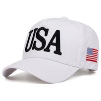JAV Siuvinėti Amerikos Vėliavos Beisbolo Kepuraitės Vyrams Moterims Snap Back Kepurė JAV. 250-asis Siuvinėtas Skalbiamas Reguliuojamas Patriotiškas One Size white