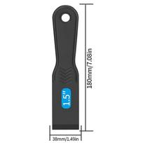 Best-Selling Plastic Putty & Wallpaper Scraper - Paint & Wall Repair Tool black
