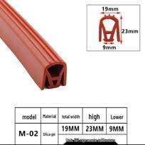 Hengdunda High-Temp Silicone Steamer Seal Strip brown