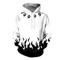 2024 m. Ruduo Naujas Naujausias Hoodie Naruto Ninzų Apsiaustas Personažas 3D Spausdintas Megztinis Berniukų ir Mergaičių Mėgstamas Suaugusiųjų Universalus Hoodie 100 white