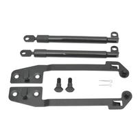 Car Tailgate Rear Trunk Lift Struts For TRITON L200 MR 2015-2023 Tailgate Boot Shock Lift Struts Support Bar 1 black
