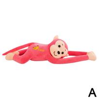 Vehicle Mounted Monkey Quick Release Creativity Hanging Monkey Gibbon Monkey Doll Pendant Rear of Car Decorate Car Accessories red