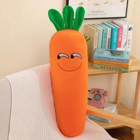 Ultra Soft Carrot Plush Body Pillow Huggable Stuffed Toy Adorable Bed Cushion Carrot C,50cm orange