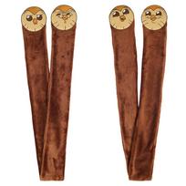 Animacinis namelis pelėdai Hooty Cosplay Mokyklinės kuprinės Role-play rekvizitas Unisex kuprinė su užtrauktuku Mielas monetų dėklas vaikams Suaugusiųjų šalikų Birt brown