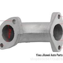 Mikuni VM22 PZ19 PZ26 Carburetor Intake Manifold for Motorbikes Sandblasted Single Hole Interface gray