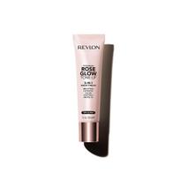 Revlon Photo Lady Rose Glow Toną koreguojantis kremas-bazė Veido makiažo pagrindas CICA ingredientai Odos šiurkštumą stabdantis Blizgesį stabdantis Drėkinantis SPF30 Makiažas rožinio kvarco spalva