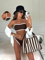 Bandeau Thong Bikinis Sexy Women Swimsuits Female Patchwork Swimwear Bikini Set Bathing Suit Swimming Suits Beachwear Biquini L ruda