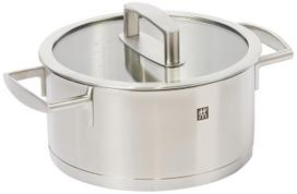 ZWILLING troškintuvas 20cm Nerūdijančio plieno puodo dugno struktūra Tinka indukcinėms kaitlentėms Galima plauti indaplovėje Japoniškas  Vitality 3L  dviejų rankenų 3 sluoksnių [Autorizuotas]