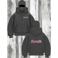 Men's and Women's Winter Couple Hooded Zipper Hooded Jacket, Loose Jacket with Pockets XXXL gray
