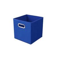Sulankstoma drabužių laikymo dėžė su metaline sagtimi miegamojo spintos tvarkymui Royal Blue,33x33x33cm