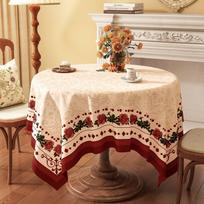 Round Tablecloth: Waterproof, Grease-Resistant, Heat-Resistant, and Wash-Free Round Dining Tablecloth; Light Luxury Living Room Coffee Tablecloth 60*120cm