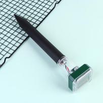 Solar Ultrasonic Mole Repellent Electronic Snake Insect Repeller High Power Vibration Built Battery Sun Charging Mouse Zapper A1 black