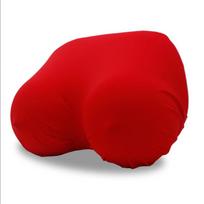 Memory Foam Funny Breast Pillow With Solid Color For Novelty Gift And Home Decor Red red