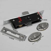 Sliding Door Hook lock Aluminum Alloy Window Locks Anti-Theft Safety Wood Gate Floor Lock With Cross Keys  For Wooden door square type1