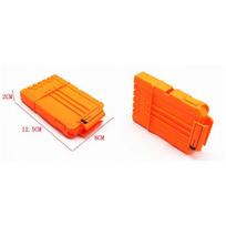100/50 vnt. 7,2 cm papildomi strėliukų kulkos Nerf N-Strike Elite serijos šautuvams Vaikams žaislinis pistoletas Minkšti kulkos putplasčio pistoletai Priedai orange