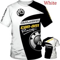 BRP Can-Am 3D Print Extreme Sport Quick-dry Breathable Men Moto Race T-shirt Table Tennis Team Training Short Sleeve Top Clothes XXLUS 44 gray