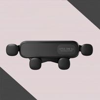 Gravity Car Holder in Car Air Vent Clip Mount GPS for iPhone Samsung 4.7-7 Inch Universal Mobile Phone Stand ABS black