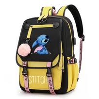 Stitch Animacinis Kuprinė Berniukams Mergaitėms Su USB Įkrovimo Prievadu