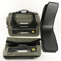 For HONDA PCX ADV XADV Forza SH DIO Scooter Accessories Saddle Bag Quick Release Pannier Luggage Storage Bag Waterproof Bag 60L black