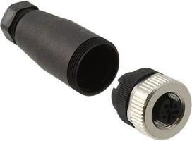 Tiesioginė jungtis M12 Pg7 4-6mm, 4 polių