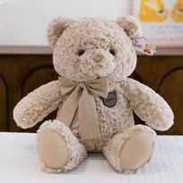 Cute Teddy Bear Comforting Doll Plush Toy Doll Children's Birthday Gift for Girls Sleeping Pillow 50 cm (0.46kg) gray