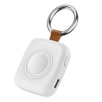 1200 mAh magnetinis belaidis įkroviklis Apple Watch, nešiojama power bank su USB-C greitu įkrovimu visoms serijoms Samsung -White white
