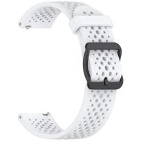 20mm 22mm Silicone Strap for COROS APEX 4 42mm/APEX 2/2 Pro Sports breathable replacement wristband for COROS PACE Pro/3/2 Band Universal 20mm balta