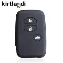 Silikoninis raktų pakabuko dangtelis TOYOTA Auris Prius Alphard Land Cruiser 200 Prado Aqua Avensis Avalon Venza pulteliui 2/3/4 mygtukų Raktų pakabukas gray