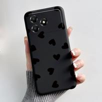 Telefono dėklas ZTE Blade A36 Minkšto silikono Juodas dėklas Unikalus dizaino raštas Sniego kalnas Atsparus smūgiams korpusas ZTE Blade A36 Dėklas ZTE Blade A36 black