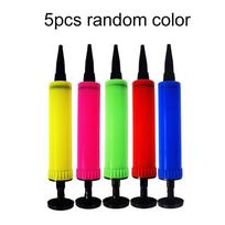 5/10pcs Mini Hand Push Air Pump Balloon Inflator Wedding Birthday Party Accessories Tools Balloon Pump Festival Supplies TMZ 6.89inch multi