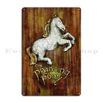 Sign Of The Prancing Pony Metal Sign Rusty Painting Pub Print Designing Tin Sign Poster 20x30cm brown