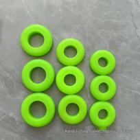 Silicone Rubber Fishing Rod Butt Cap and O-ring - Fishing Tackle Supplies Small green