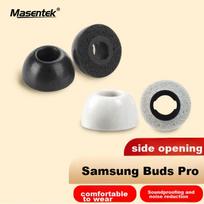 Masentek Ear Tips for Samsung Galaxy Buds Pro Bluetooth Earphones, 2 Memory Foam Soft Foam Accessories, In-Ear Replacement, Black, Medium Size