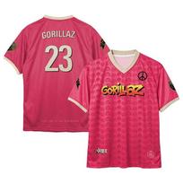 Gorillaz 23 Dvišalis Tinklelio Futbolo Džersis Y2K Virtuali Grupė Indie Streetwear, Per dydį Sportiniai Marškinėliai Greitai Džiūstantys Marškinėliai L