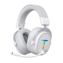 RGB Wireless Over-Ear Gaming Headset with Microphone - Comfortable for Long Wear, Multi-Mode Connection